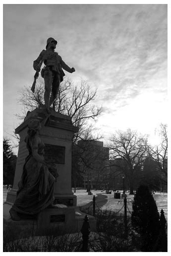 The Boer War Statue in London's Victoria Park 